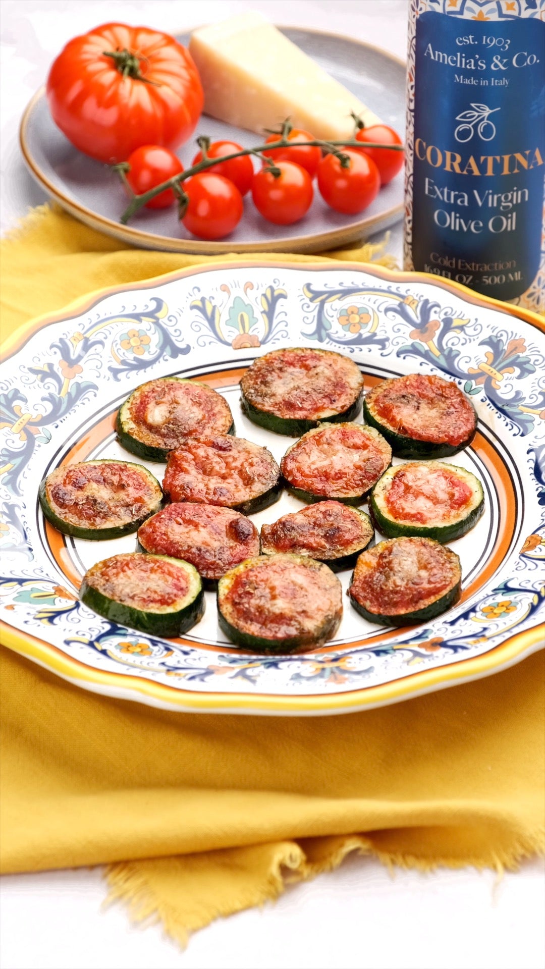Simple Zucchini Pizza Bites