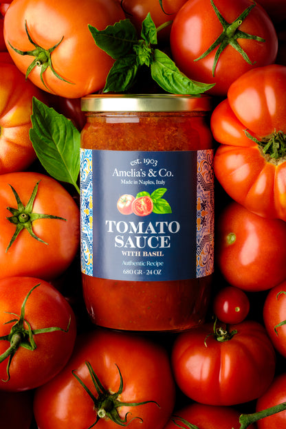 Tomato Sauce With Basil - 24 oz